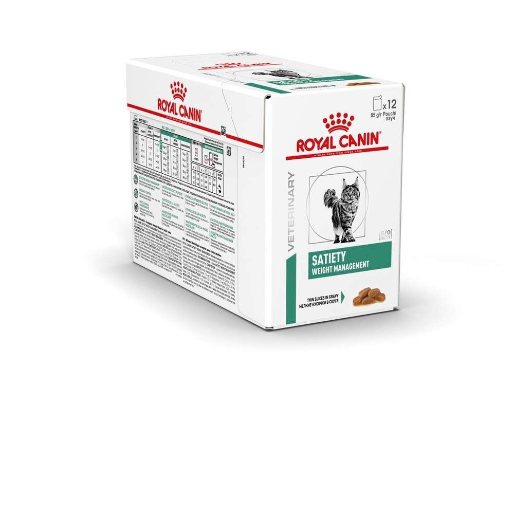 Royal Canin Veterinary Diets Weight Management Satiety Thin Slices In Gravy Pouch våtfoder för katt