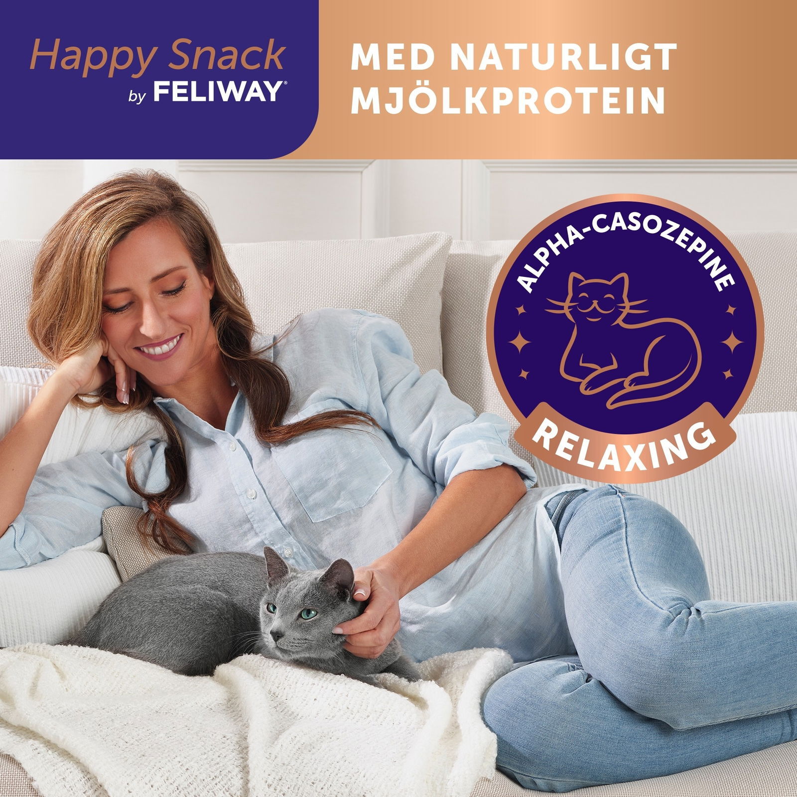 Feliway Happy Snack 6x15g