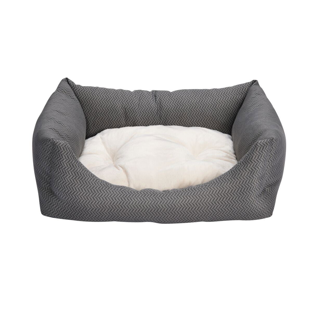 Little&Bigger Herringbone bed grey
