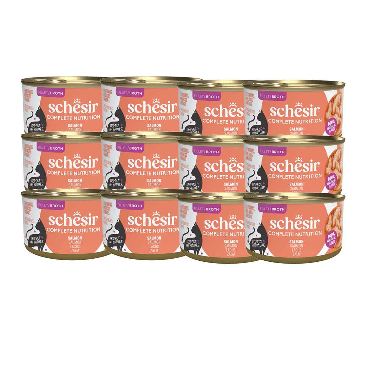 Schesir Salmon Natural 85 g