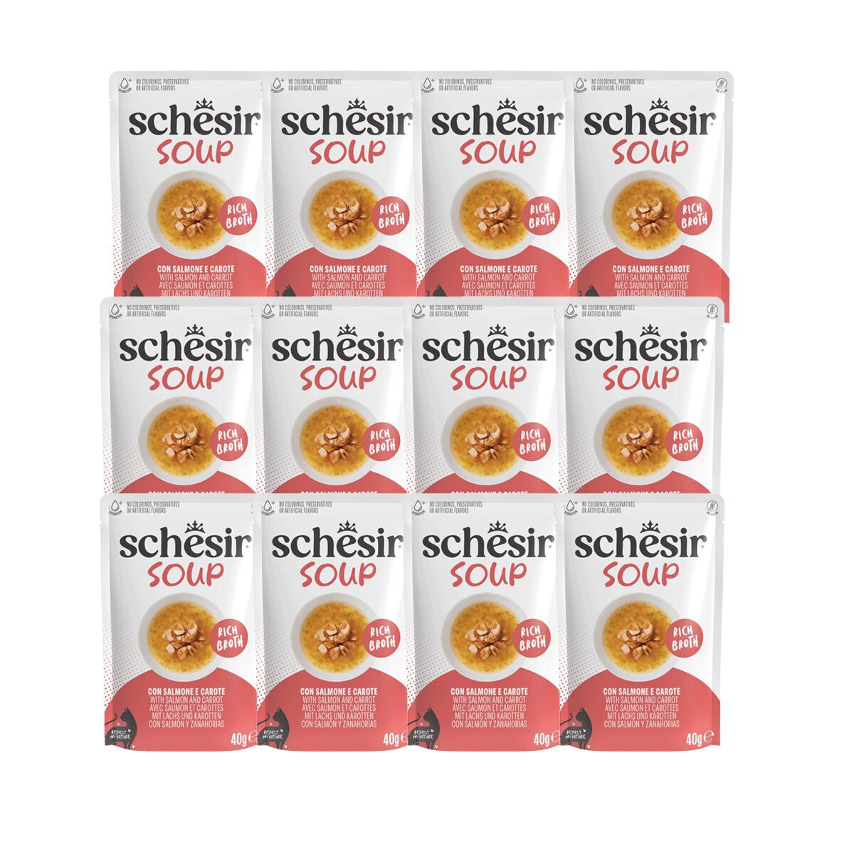 Schesir Salmon carrots in Soup 40g