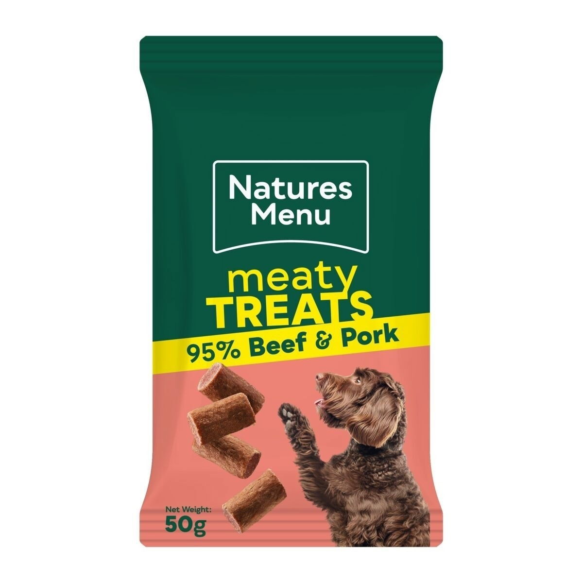 Natures Menu Dog Treat Beef-Pork 50g