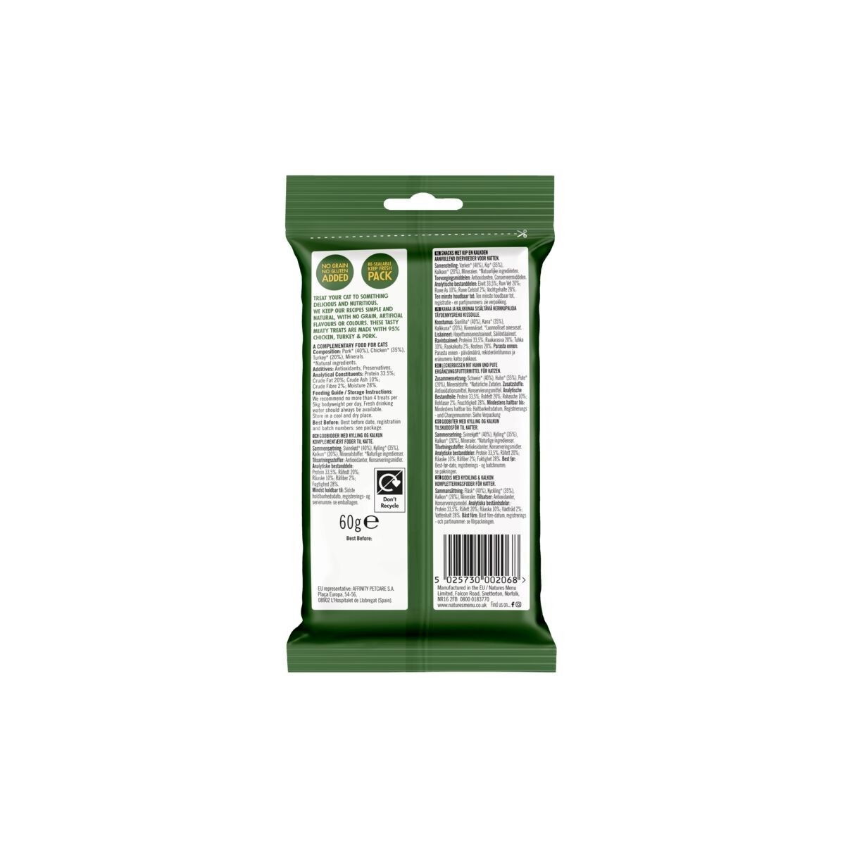 Natures Menu Cat Treat Turkey 50g