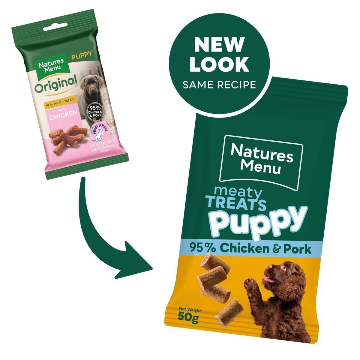 Natures Menu Dog Treat Puppy 50g