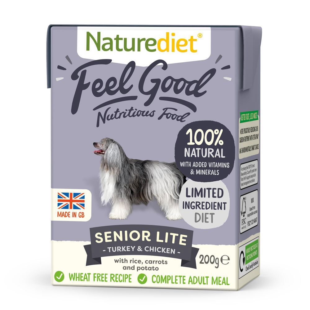 Naturediet Feel Good Senior Lite kalkon & kyckling