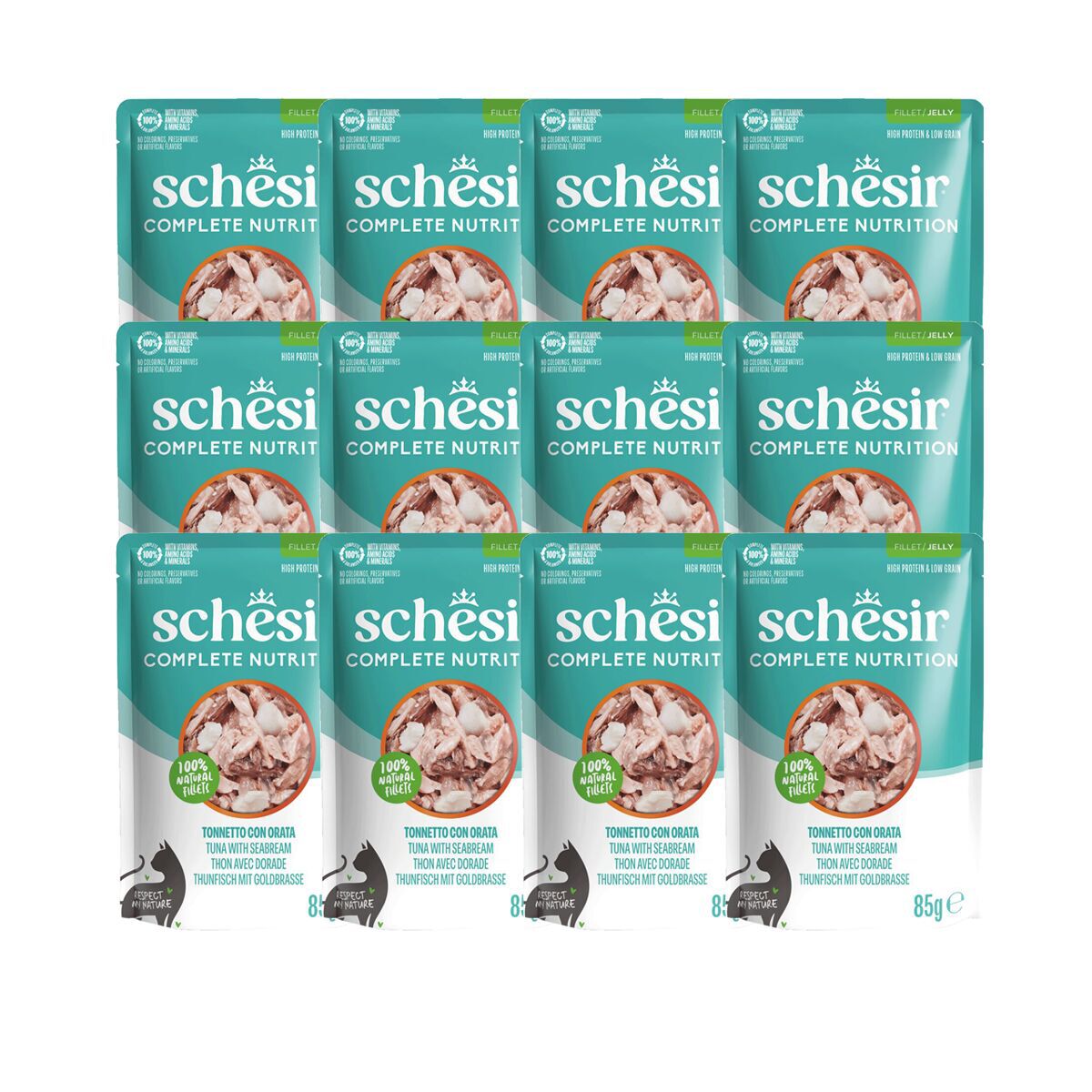 Schesir C&B Tuna sea bream in Jelly Pouch