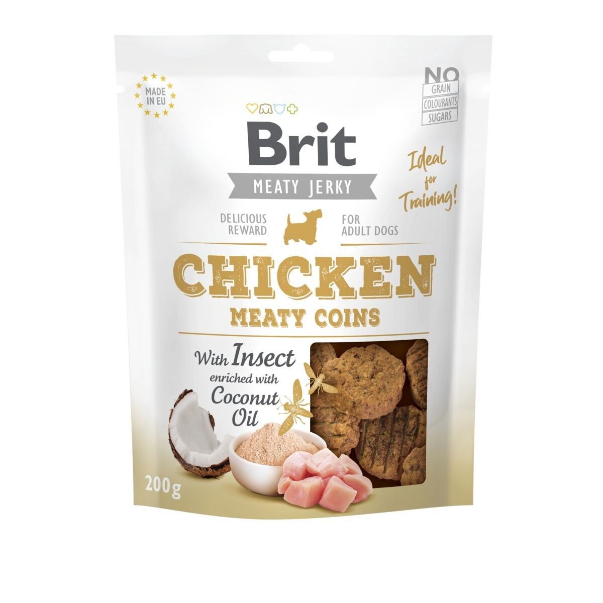 Brit Care Jerky Chicken Insect Meaty Coins      