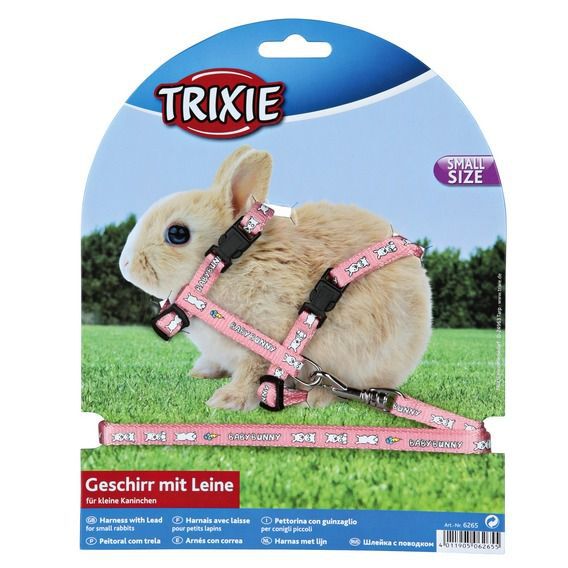 Trixie Kaninsele med koppel XS Motiv