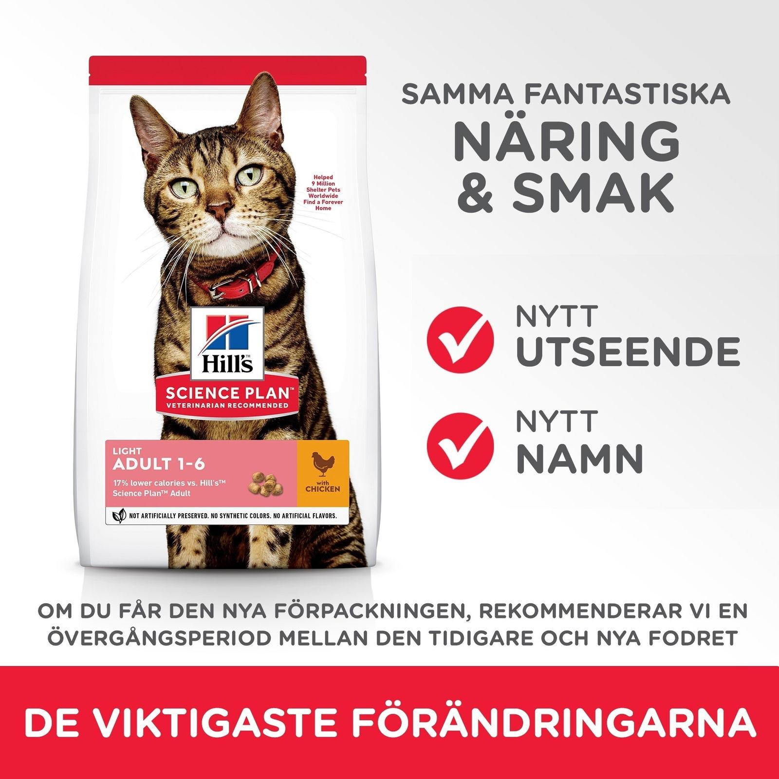 Hills Science Plan Feline Adult Light