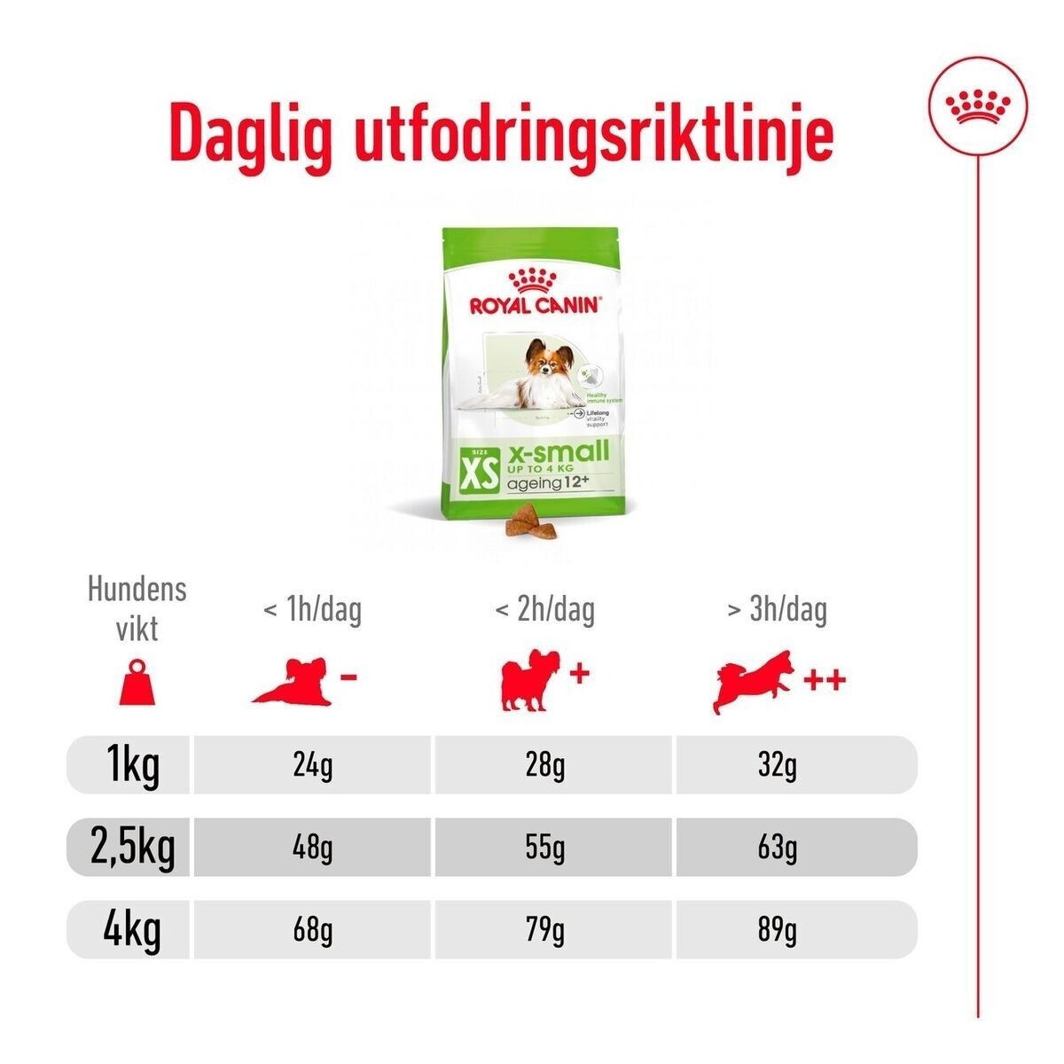 Royal Canin X-small Ageing 12+ torrfoder för hund