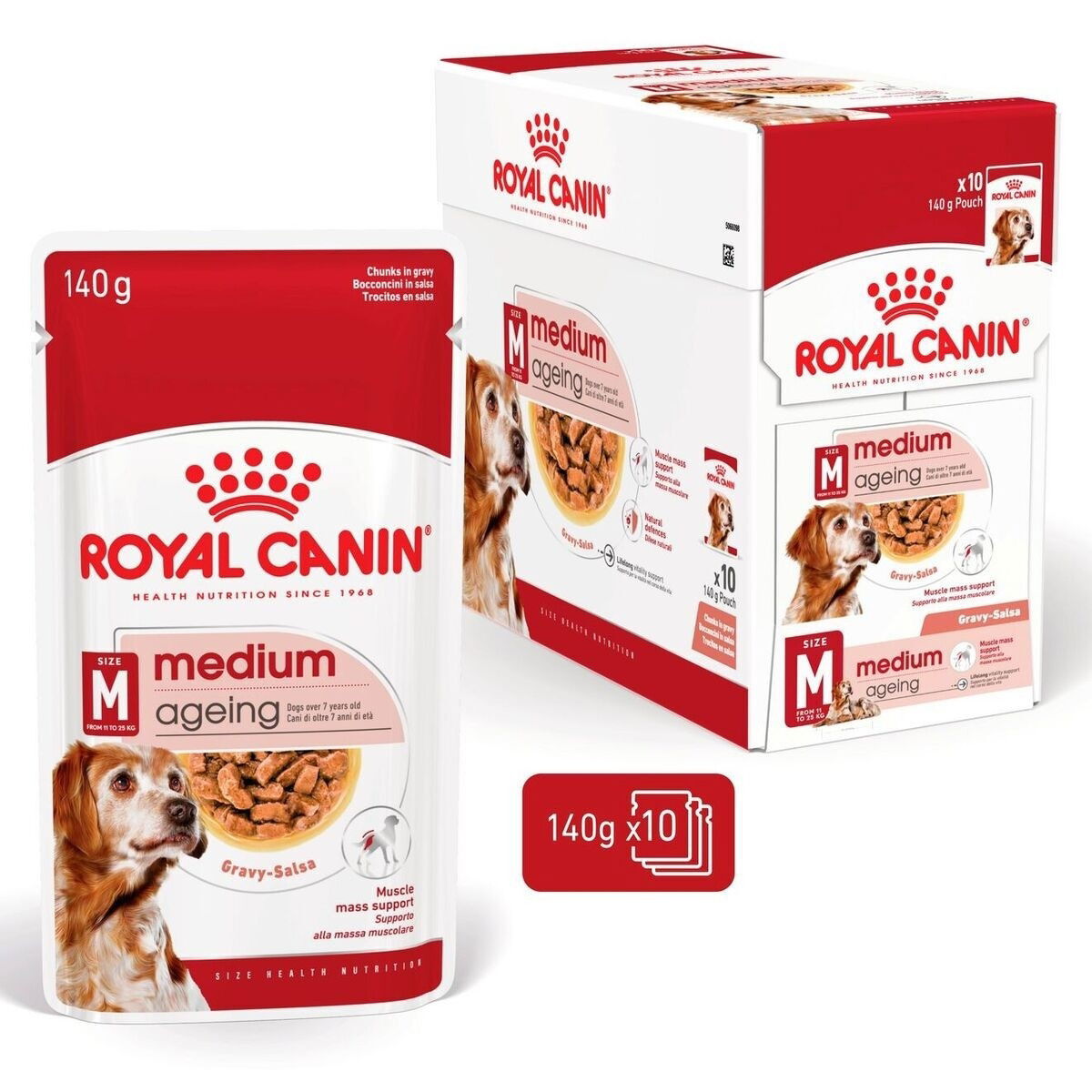Royal Canin Medium Ageing Gravy våtfoder för hund