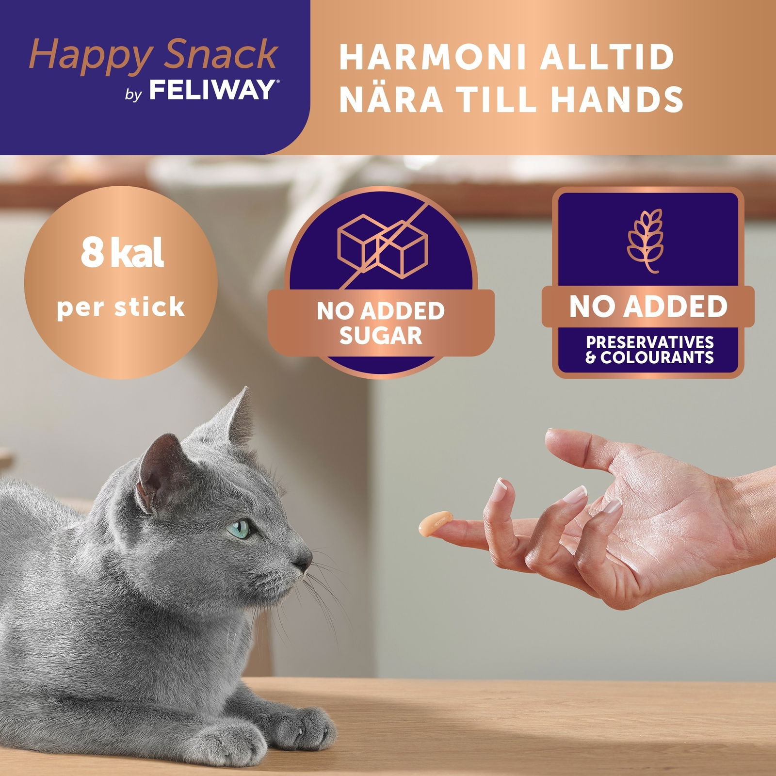 Feliway Happy Snack 6x15g