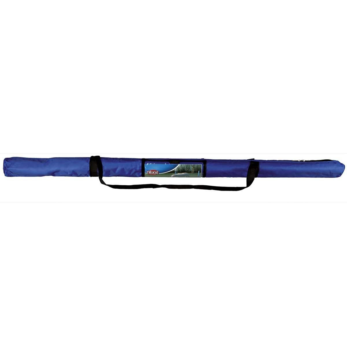 Dog Activity Agility hurdle, plastic, 123 × 115 cm, ø 3 cm, blue/orange