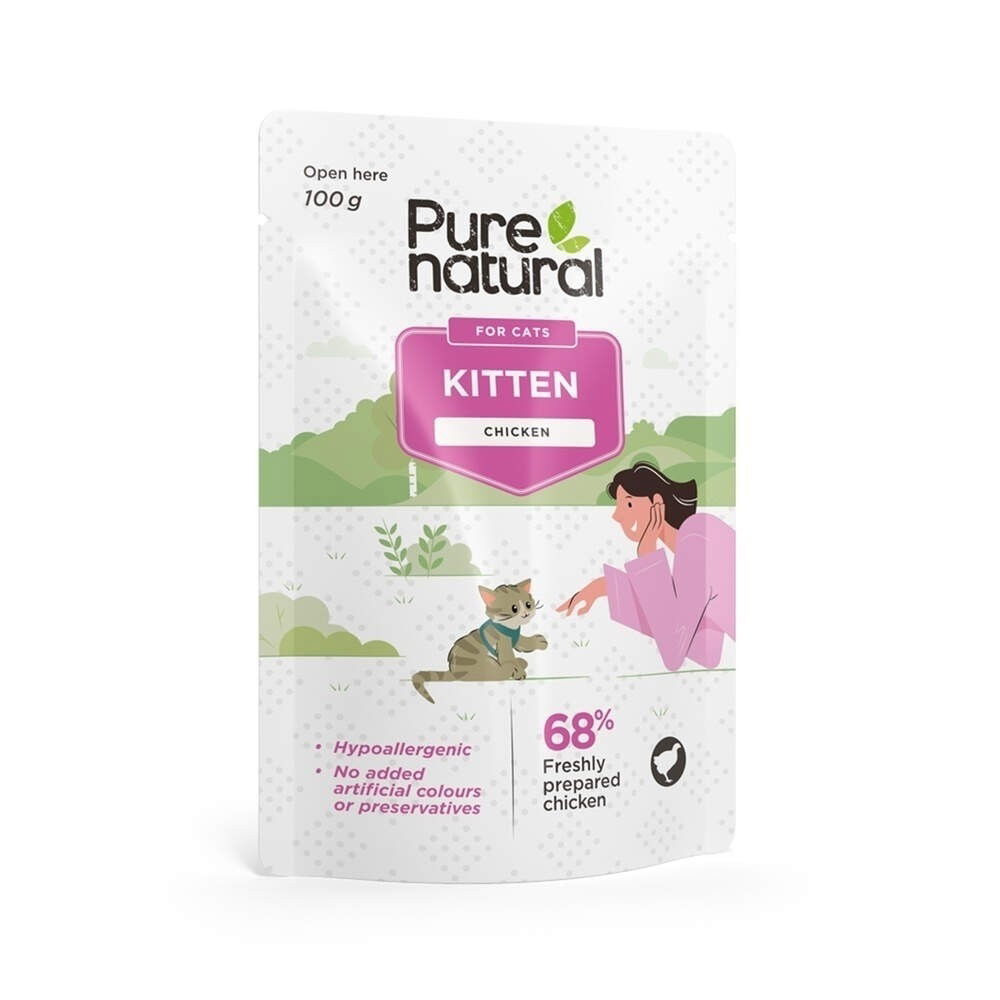 Purenatural Kitten Chicken with Rice 100 g