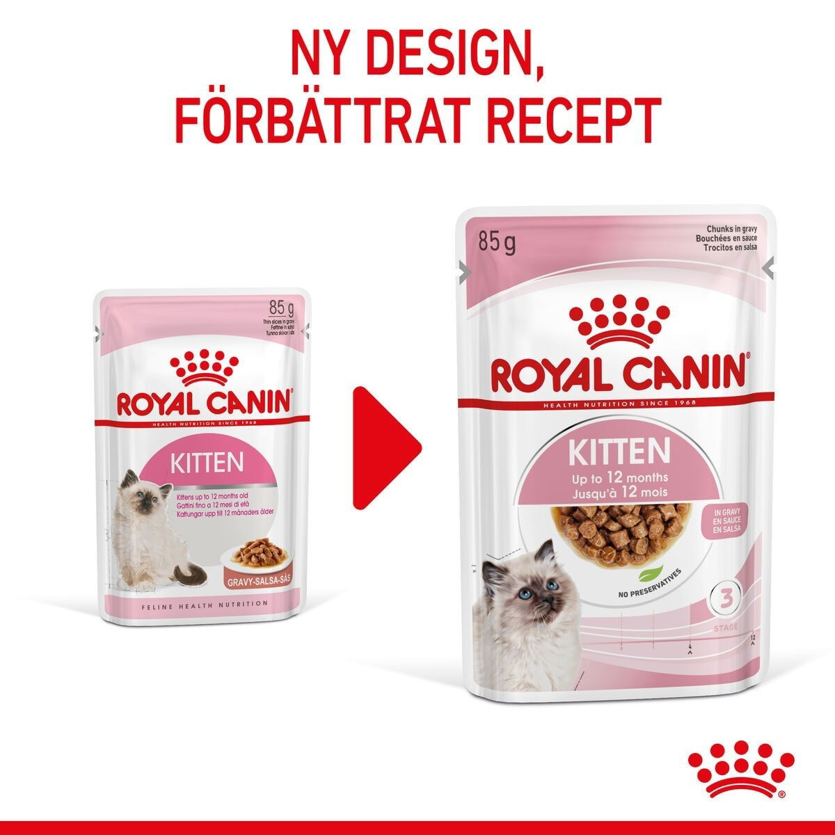 Royal Canin Kitten Gravy våtfoder för kattunge