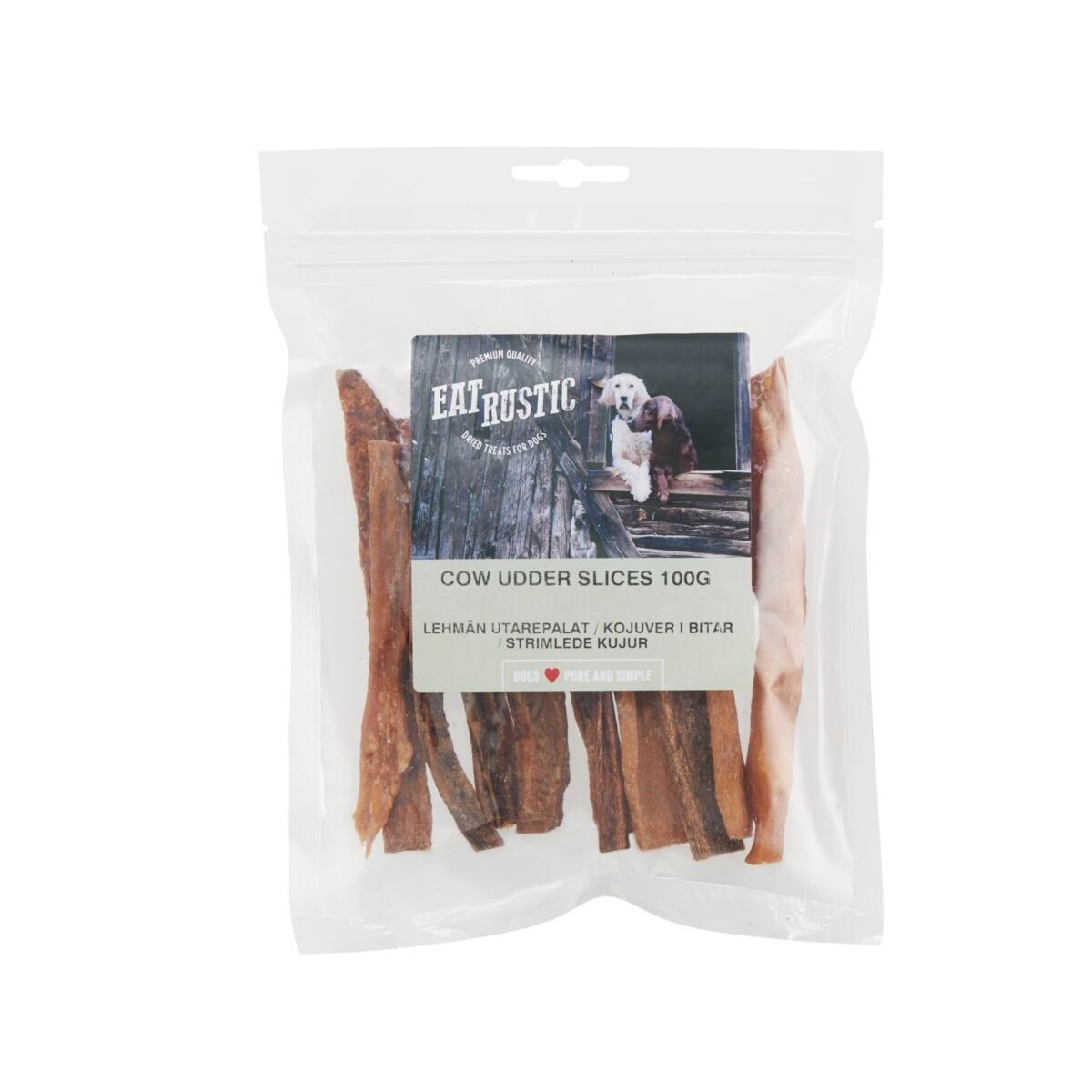 Beef Udder Slices 100g