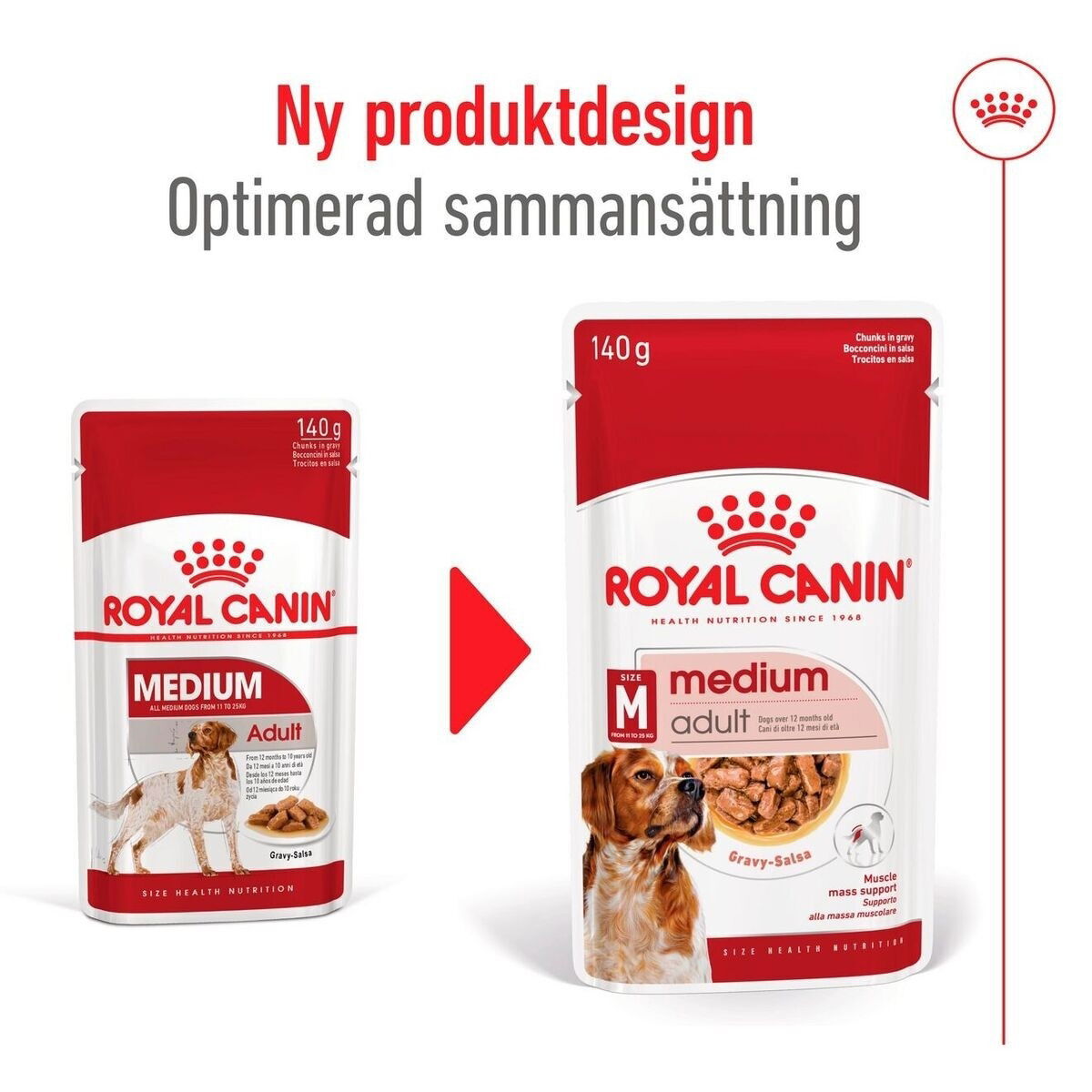 Royal Canin Medium Adult Gravy våtfoder för hund