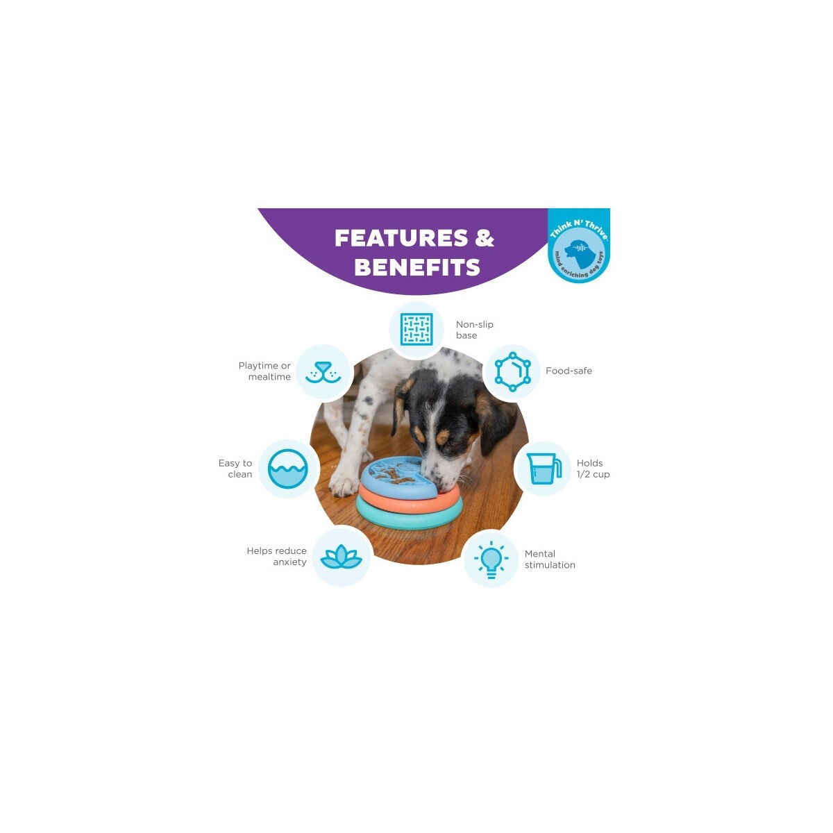 Nina Ottosson Lickin' Layers Puppy Food puzzle
