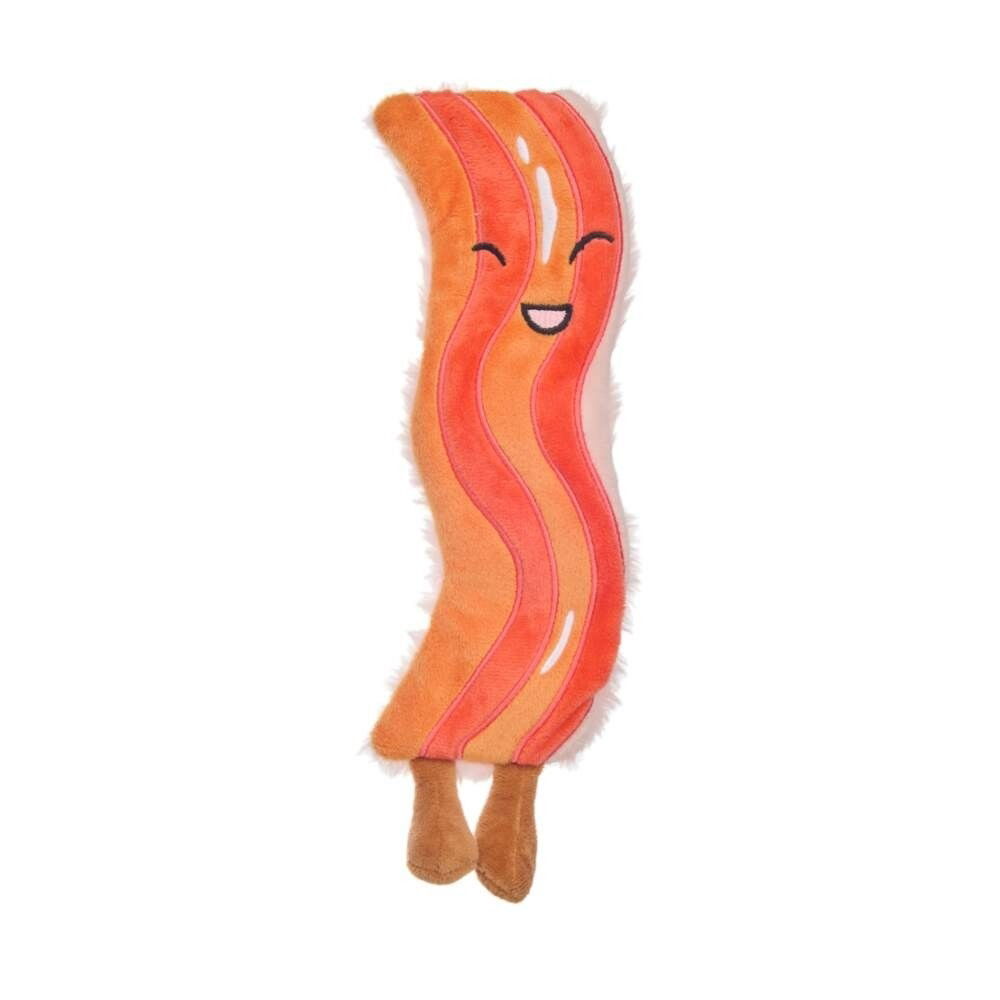 Little&Bigger Breakfast Club plush multisqueaker flat bacon