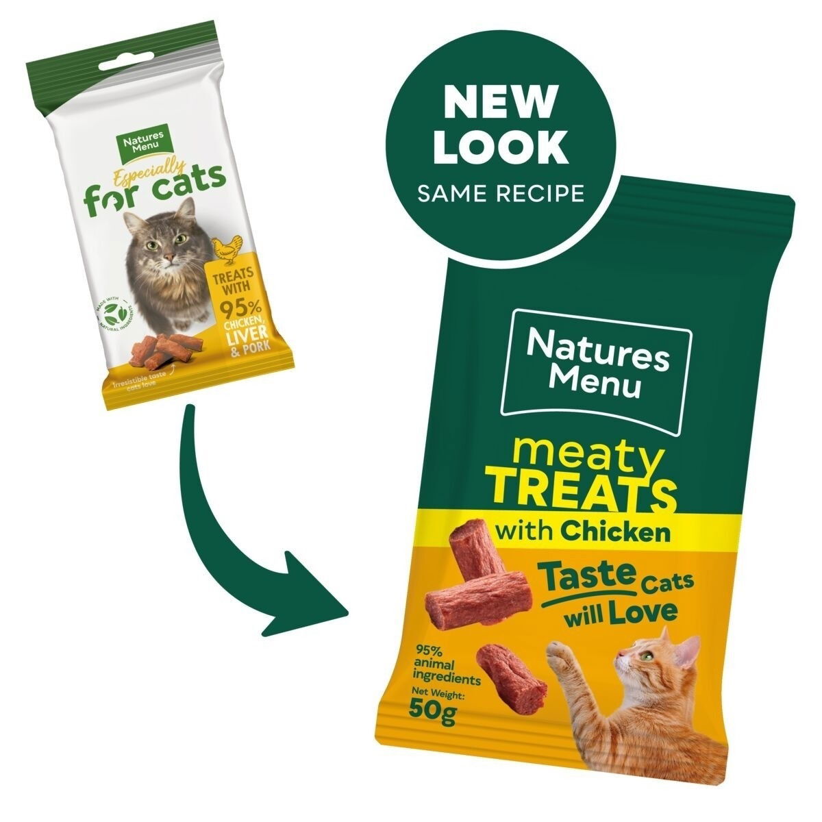 Natures Menu Cat Treat Chicken-Pork 50g