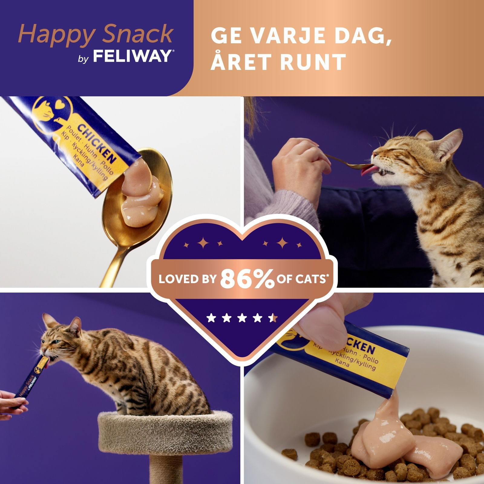Feliway Happy Snack 6x15g