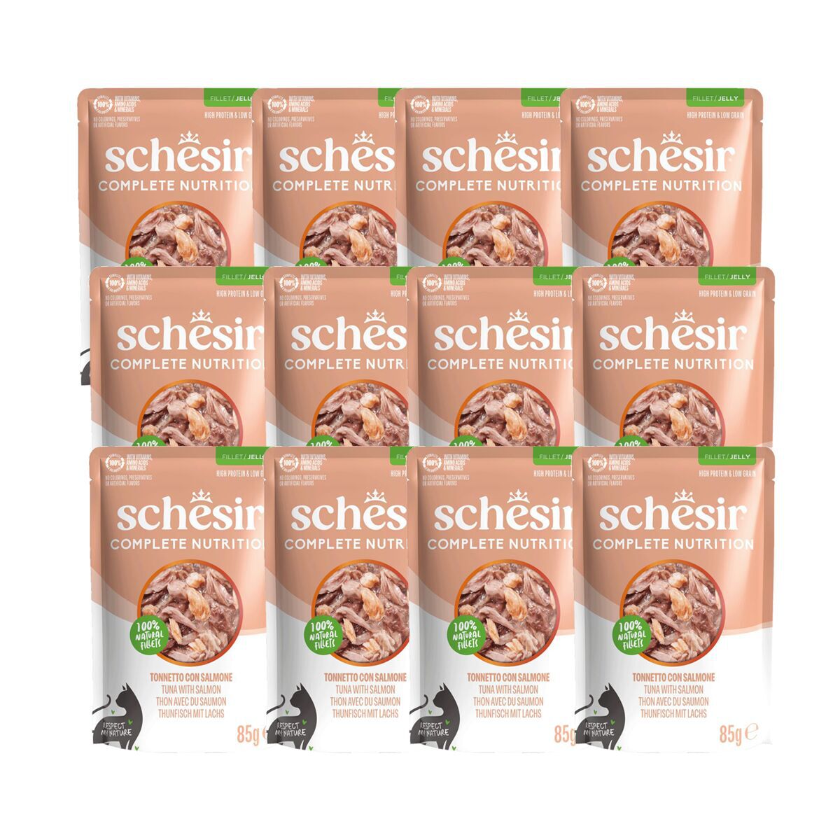 Schesir C&B Tuna salmon in Jelly Pouch