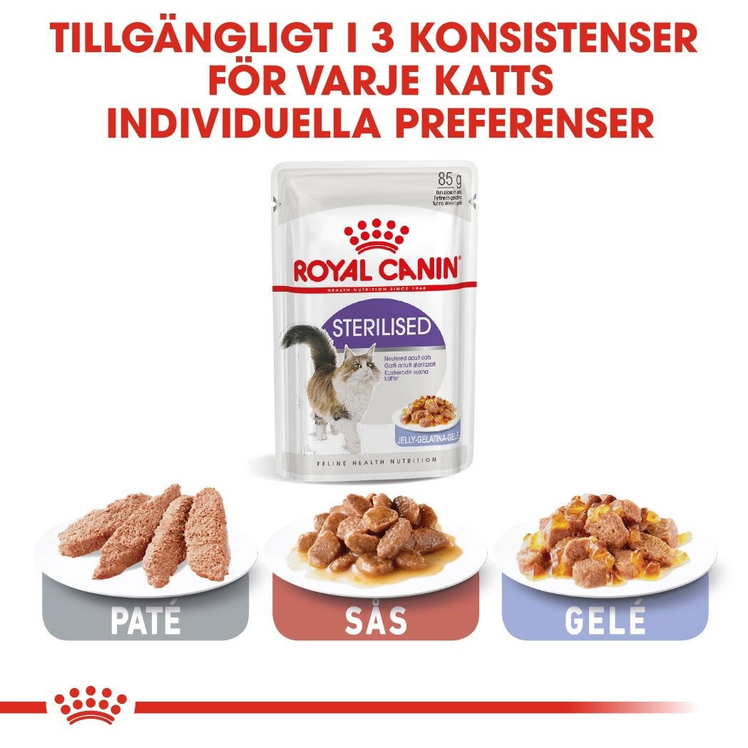 Royal Canin Sterilised Jelly Adult våtfoder för katt