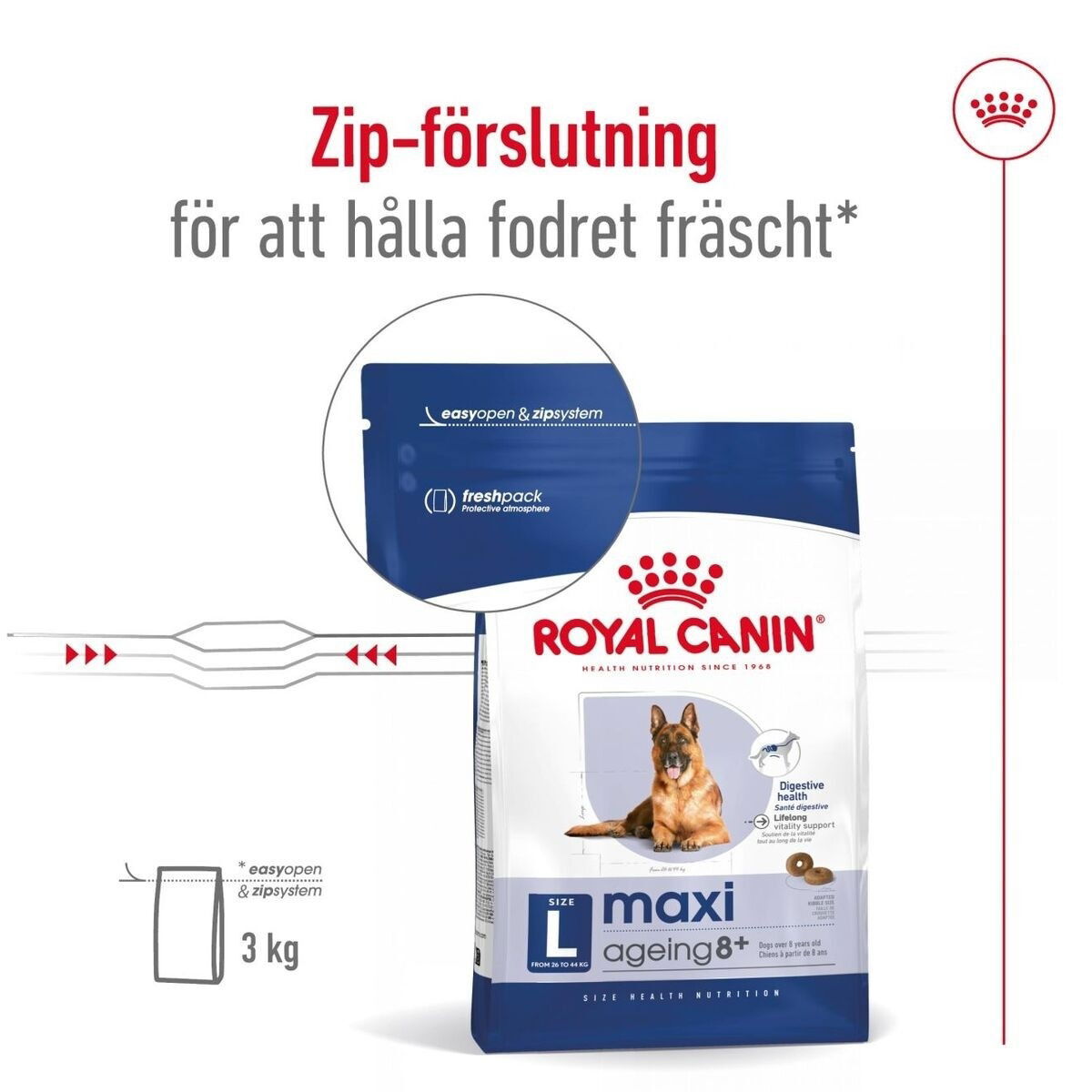 Royal Canin Maxi Ageing 8+ torrfoder för hund
