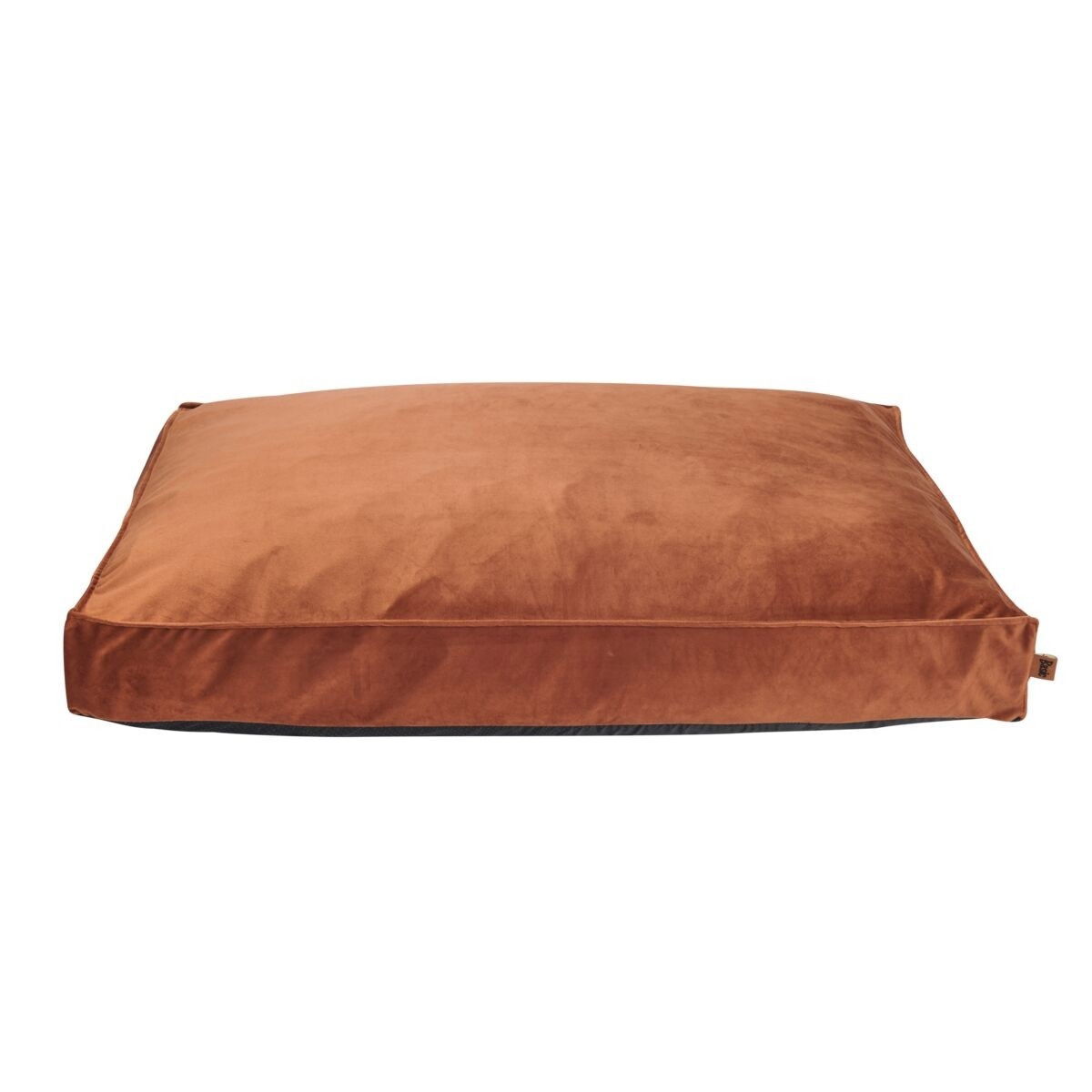 Basic WellB orthopedic velvet mattress rusty orange