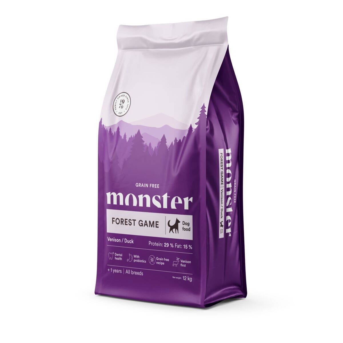 Monster Dog Grain free Forestgame All Breed Venison/ Duck 
