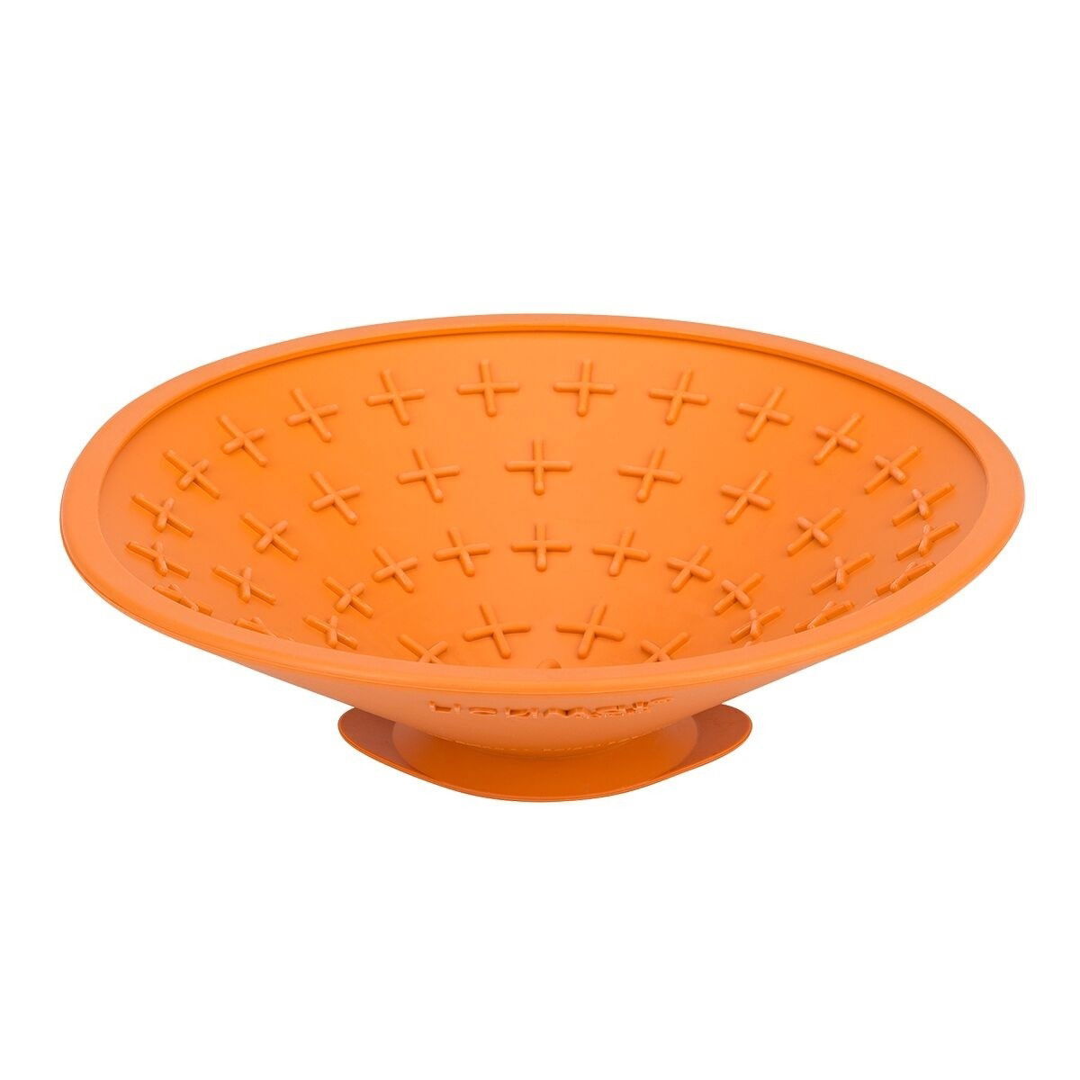 LickiMat Splash Orange Dog