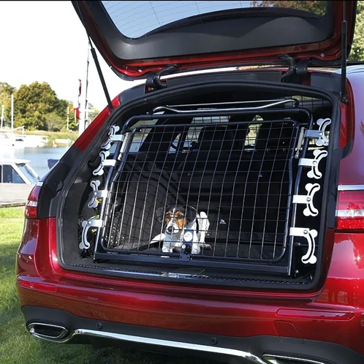 Hundgrind Modell 2 Enkeldörr