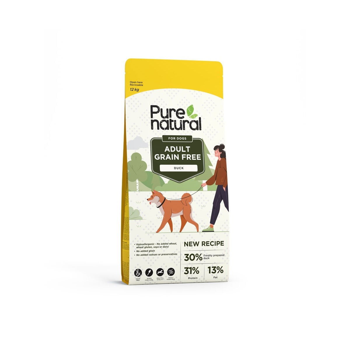 Purenatural Dog Adult Grain Free Duck