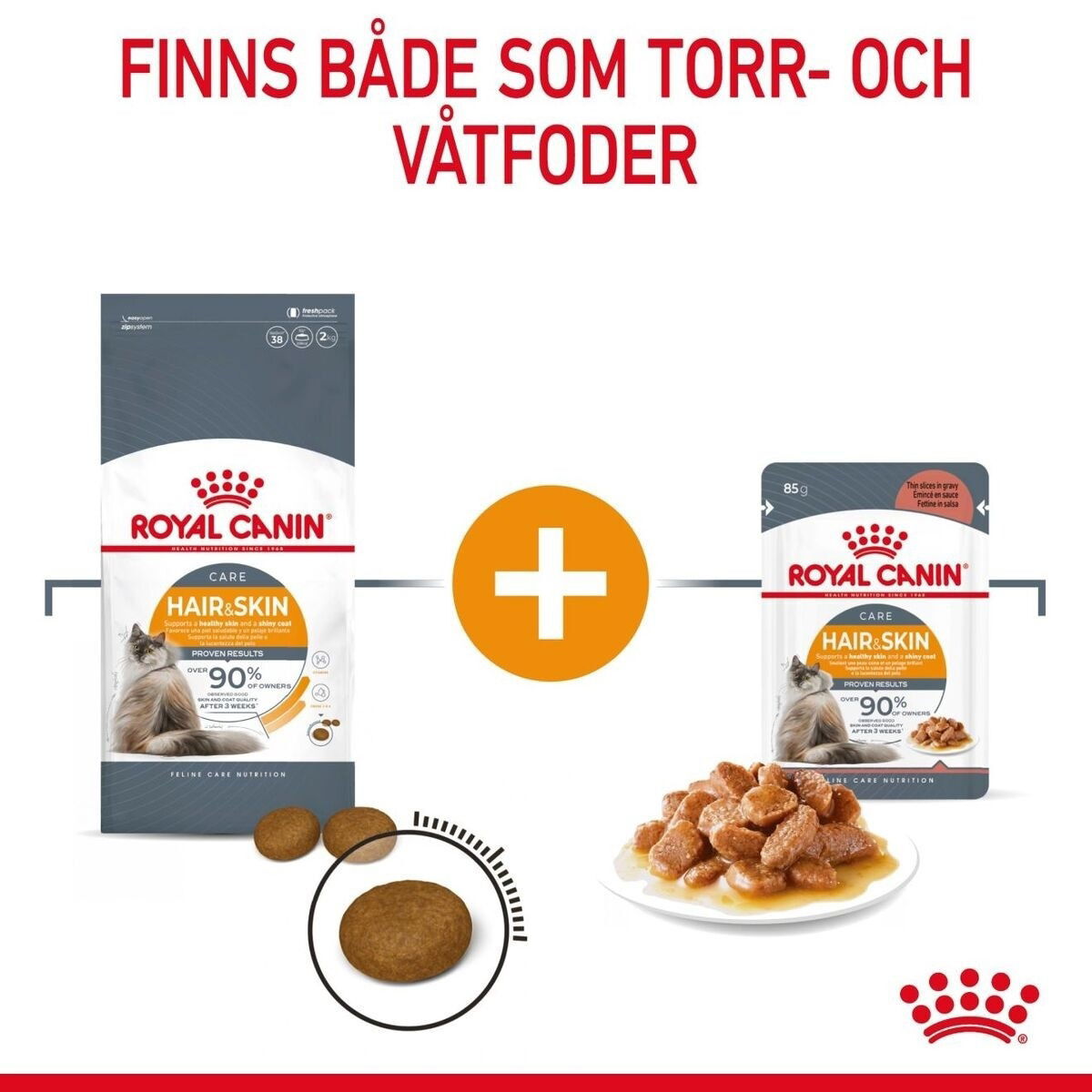 Royal Canin Hair & Skin Care Adult torrfoder för katt