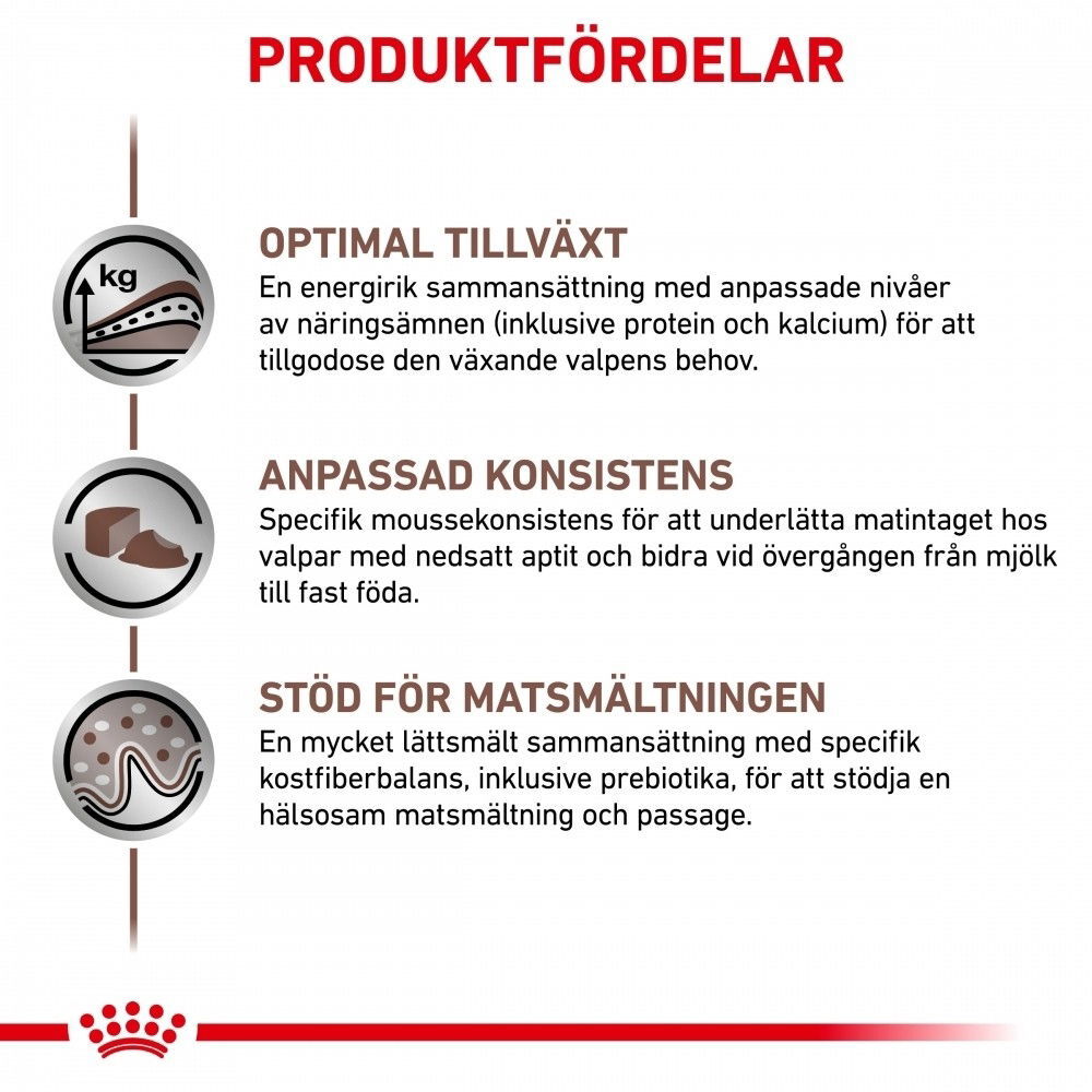 Royal Canin Veterinary Diets Gastrointestinal Puppy Mousse Can våtfoder för hund