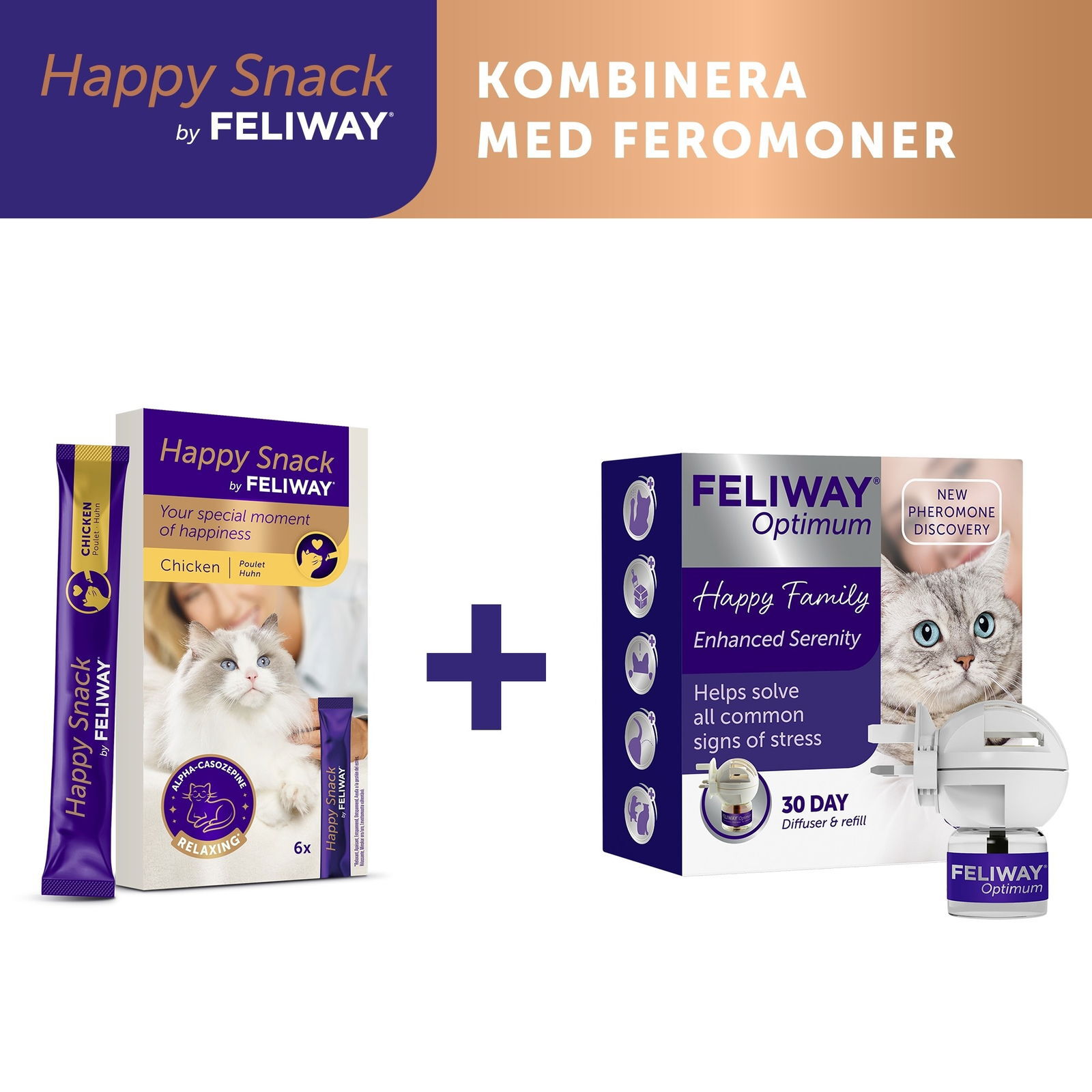 Feliway Happy Snack 6x15g