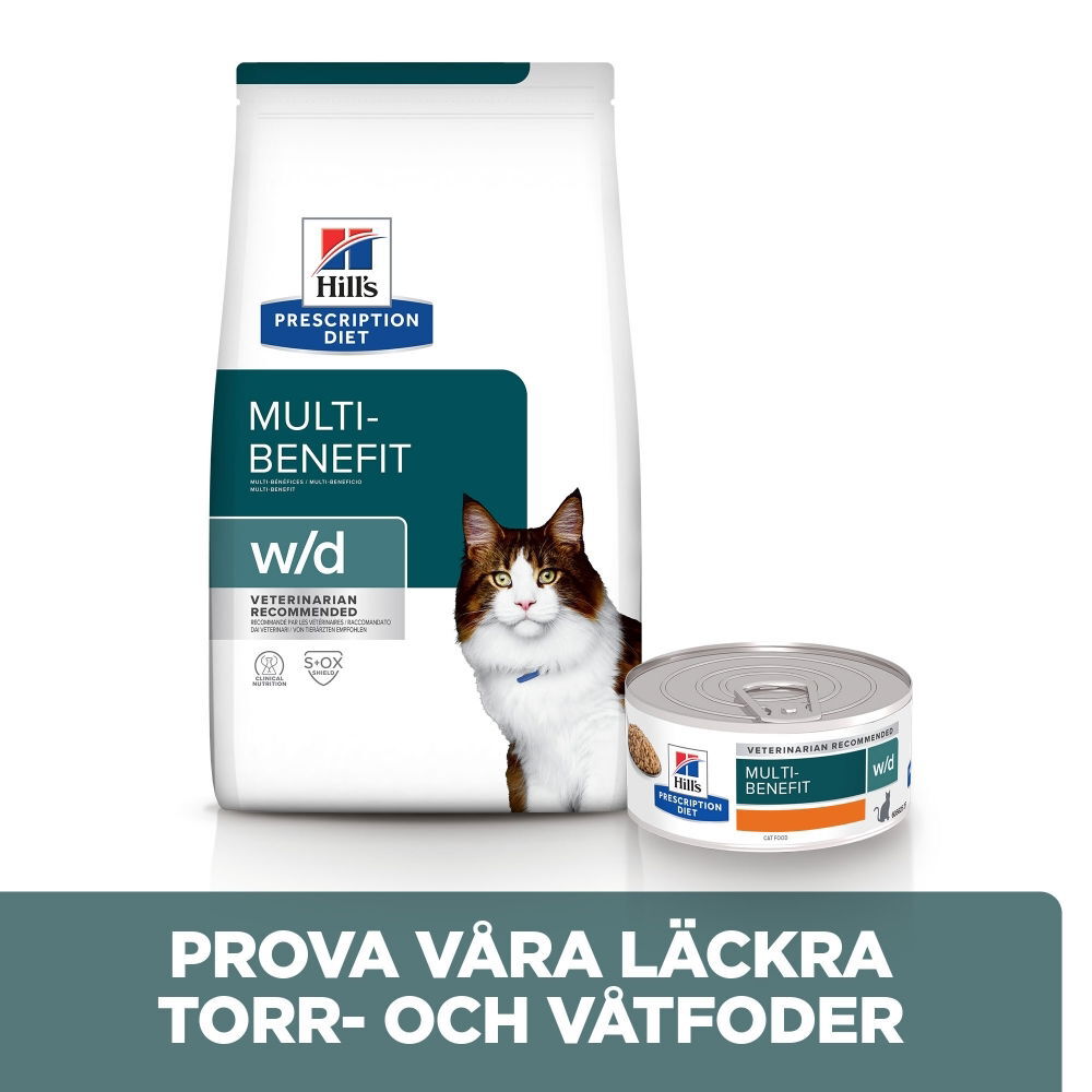 Hills Diet Cat w/d 1,5kg