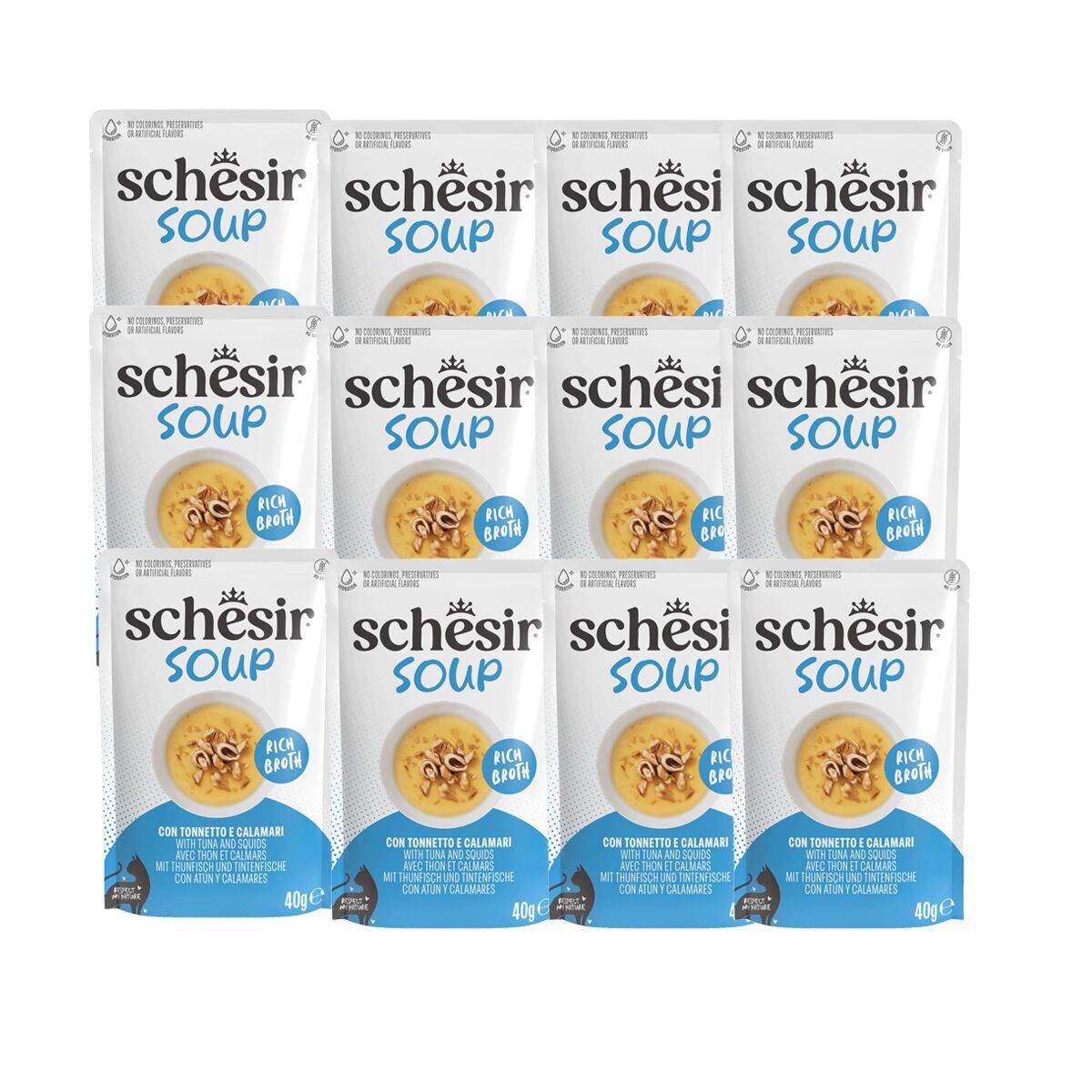 Schesir Tuna squid in Soup 40g