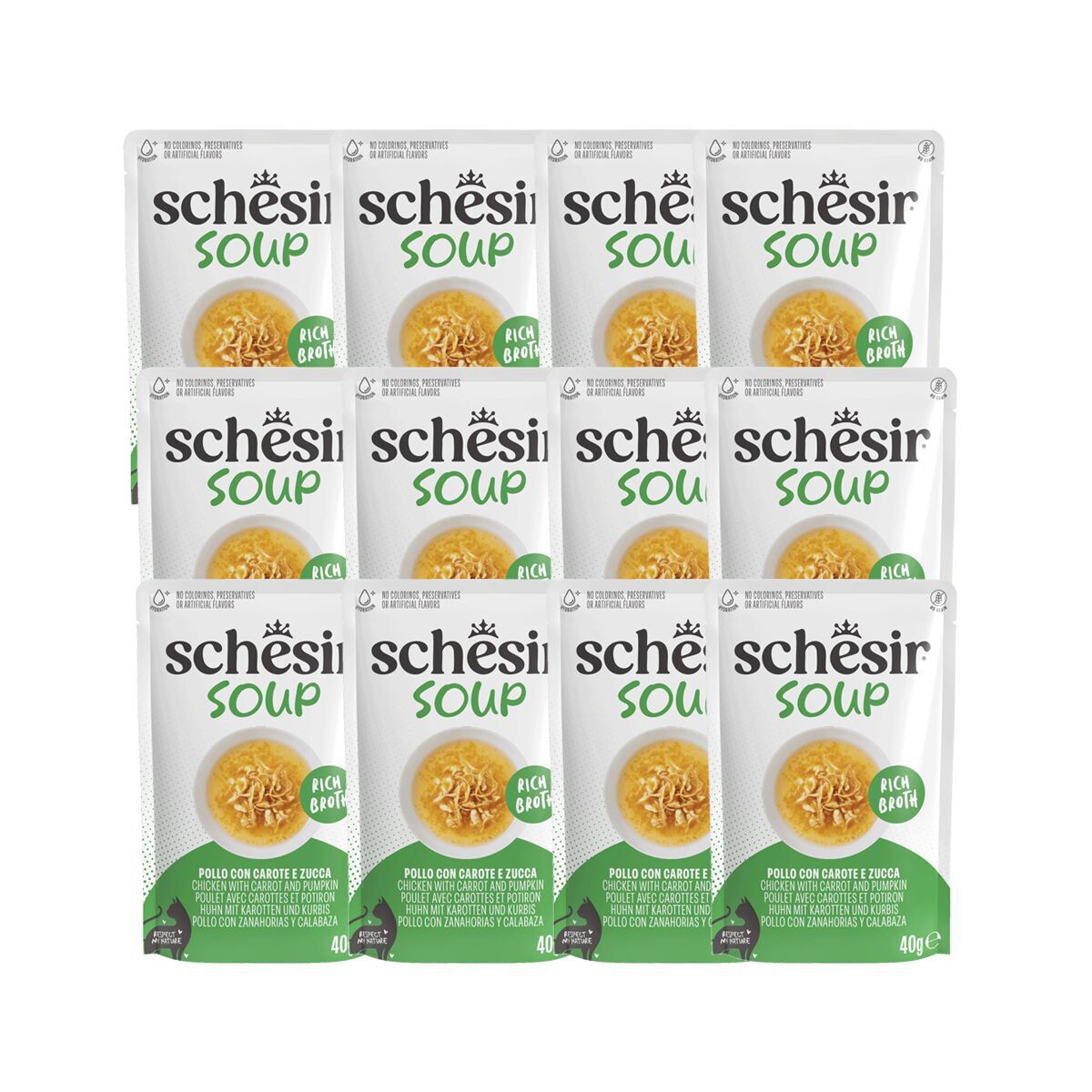 Schesir Chicken pumpkin in Soup 40g