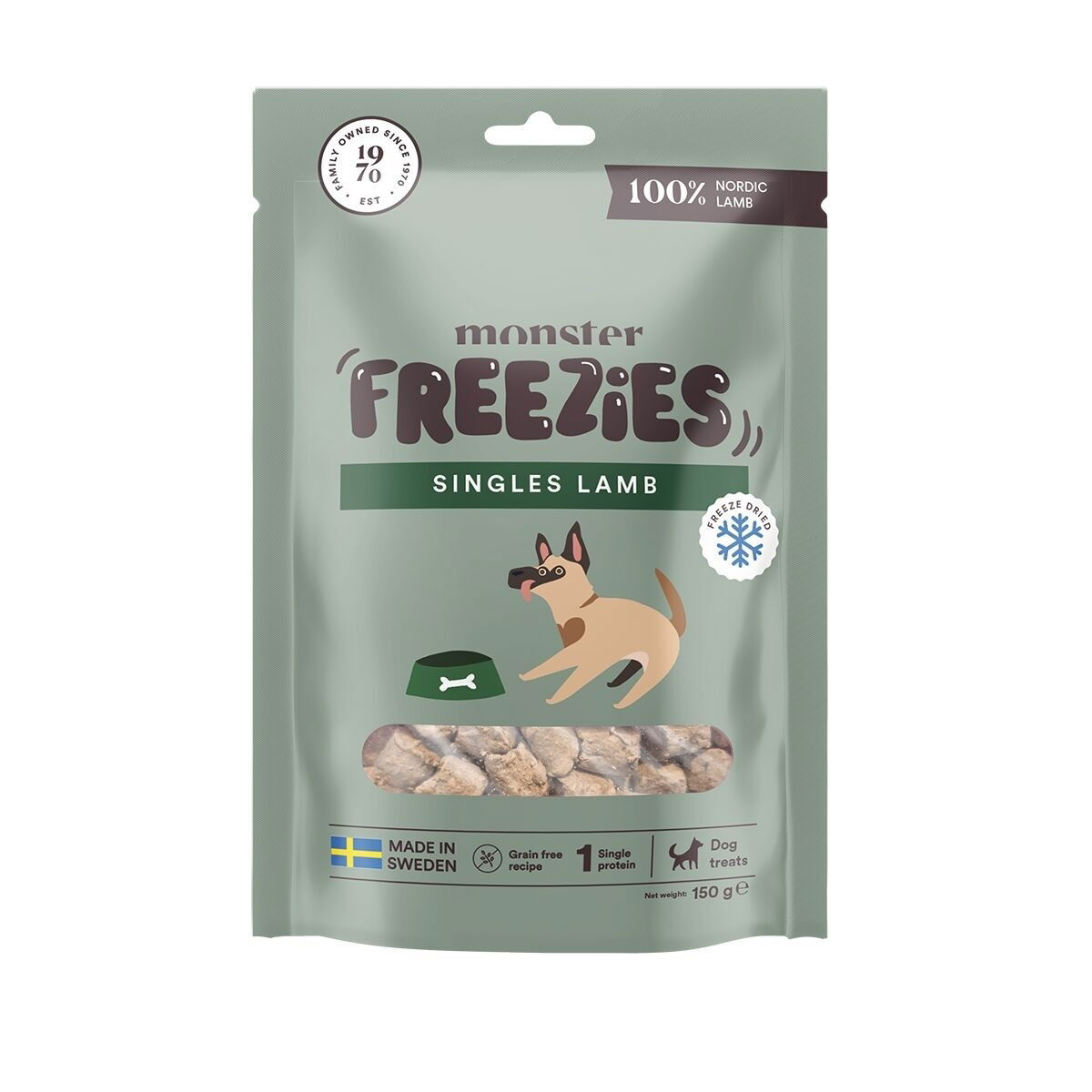 Monster Dog Treats Freeze dried Lamb