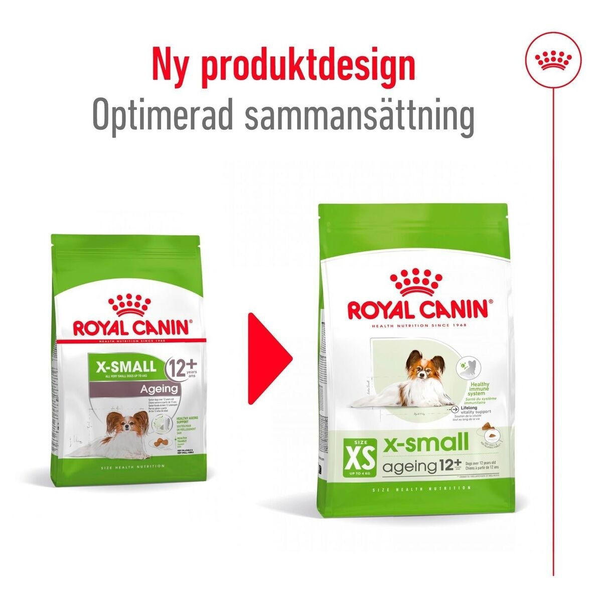 Royal Canin X-small Ageing 12+ torrfoder för hund