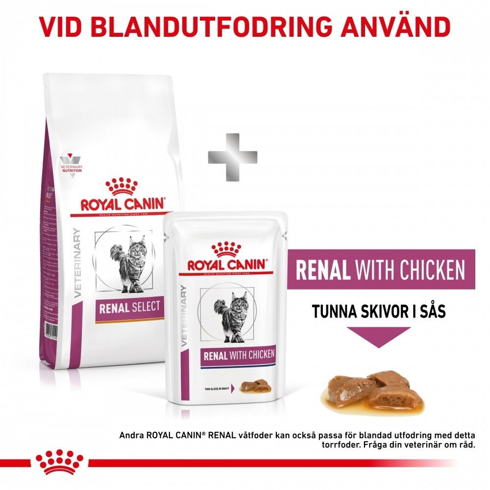 Royal Canin Veterinary Diets Renal Select torrfoder för katt