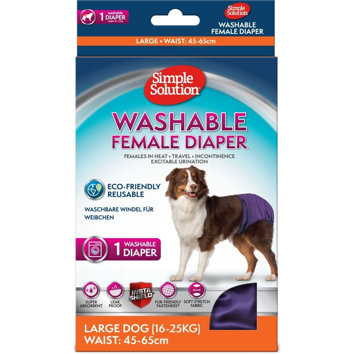 Simple Solution Diaper Garment purple