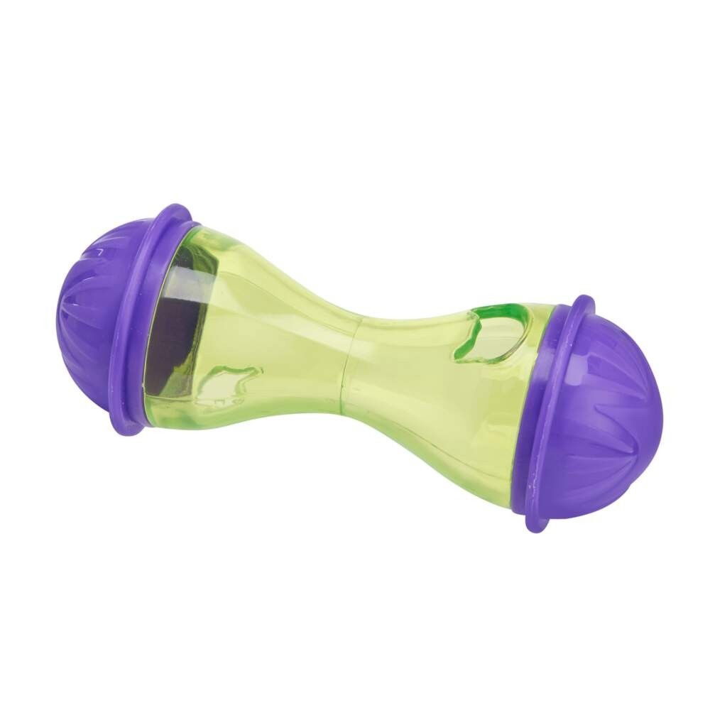 Little&Bigger Gizmo Cat treat dispensing dumbbell
