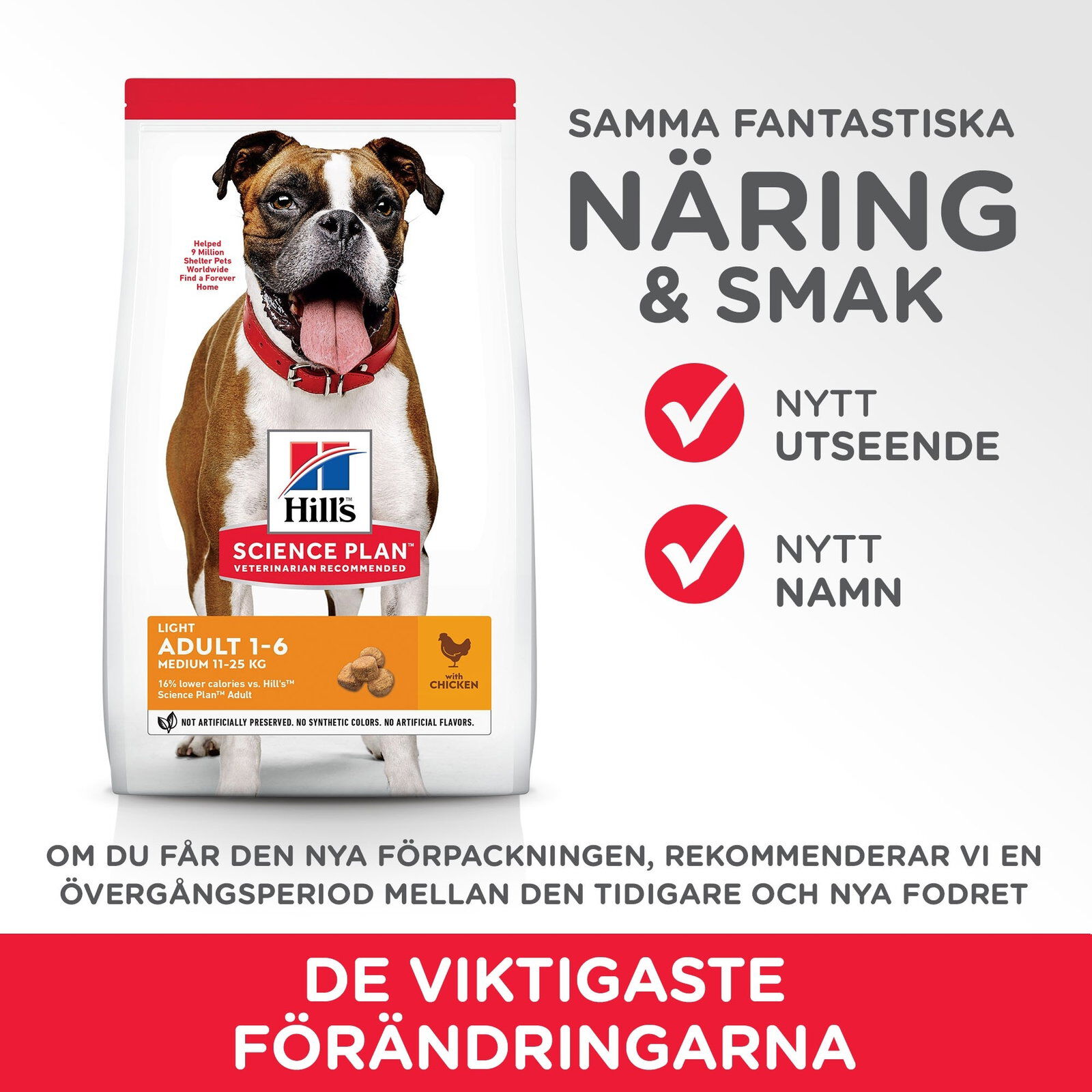 Hill's Science Plan Dog Adult Light Chicken