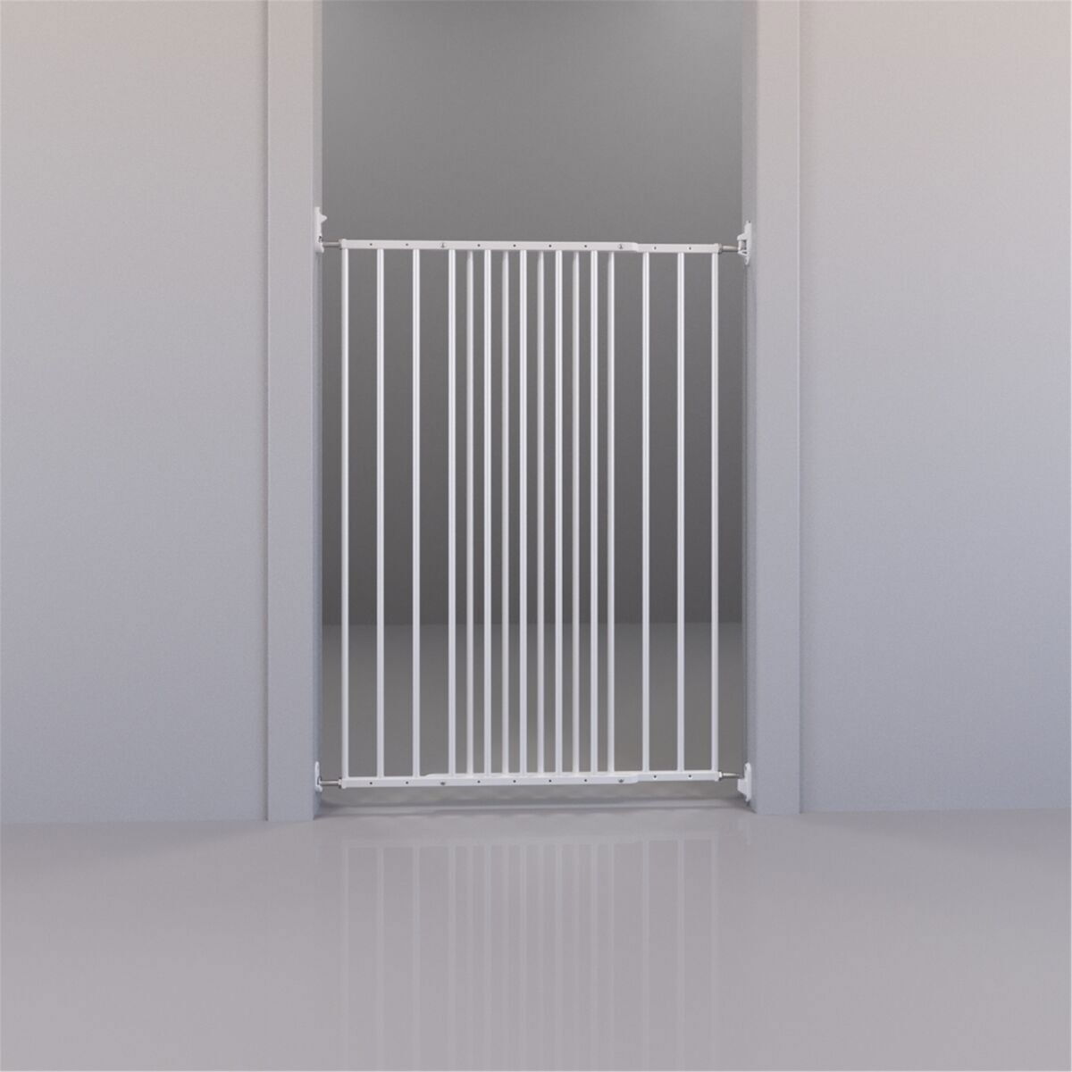 DogSpace Charlie wall mounted extending gate extra tall