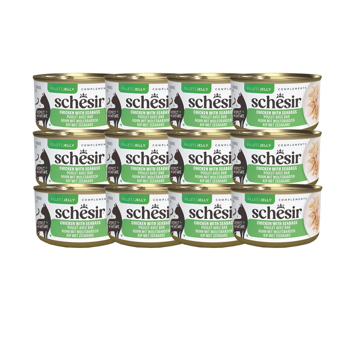 Schesir Complements Chicken with seabass in Jelly