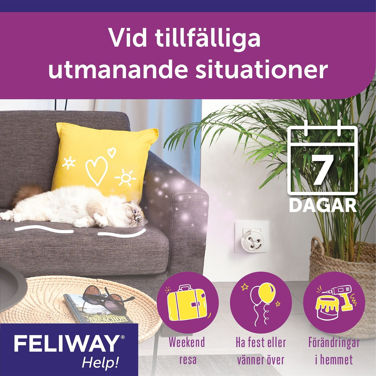 Feliway Help doftavgivare 1 vecka