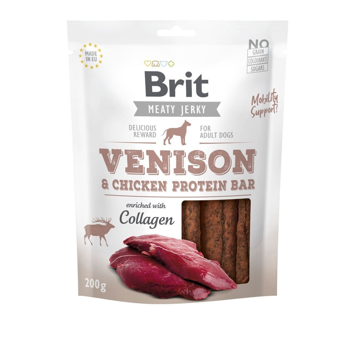 Brit Care Jerky Venison Protein Bar     
