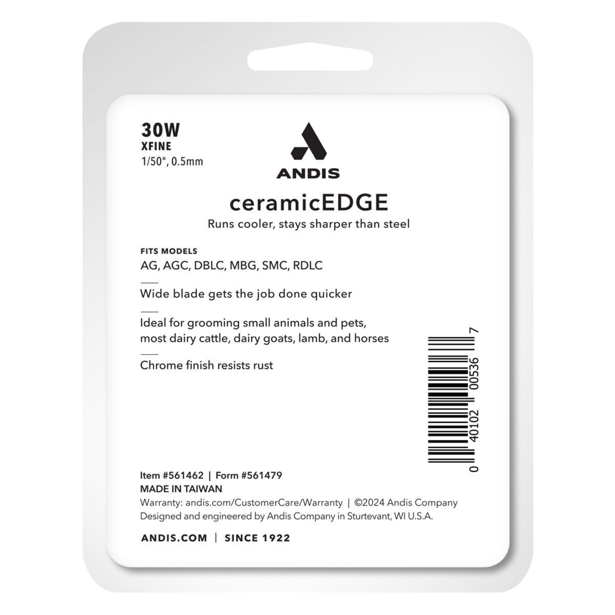 Andis CeramicEdge Wide blade